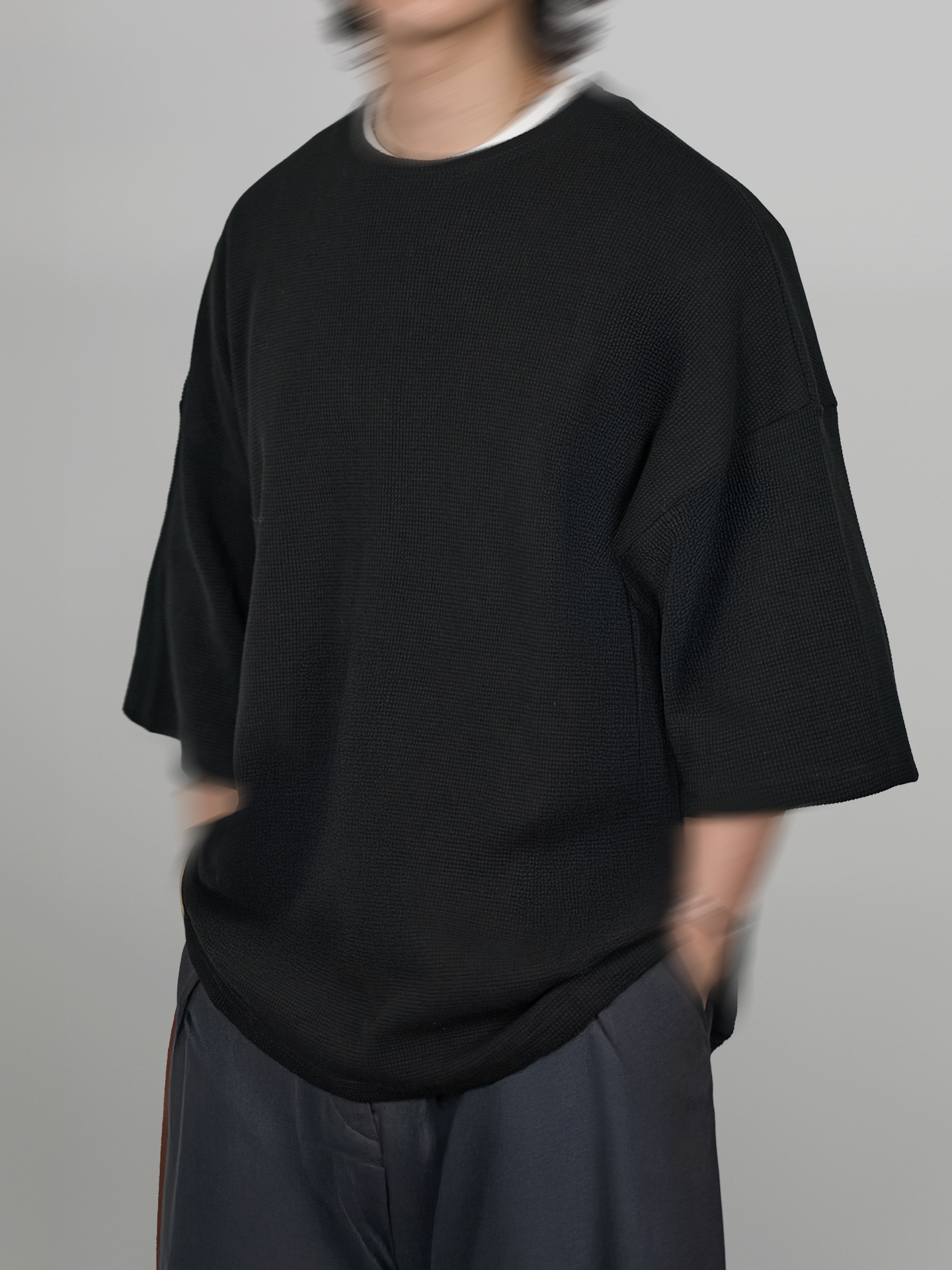 Oversized Waffle Tee