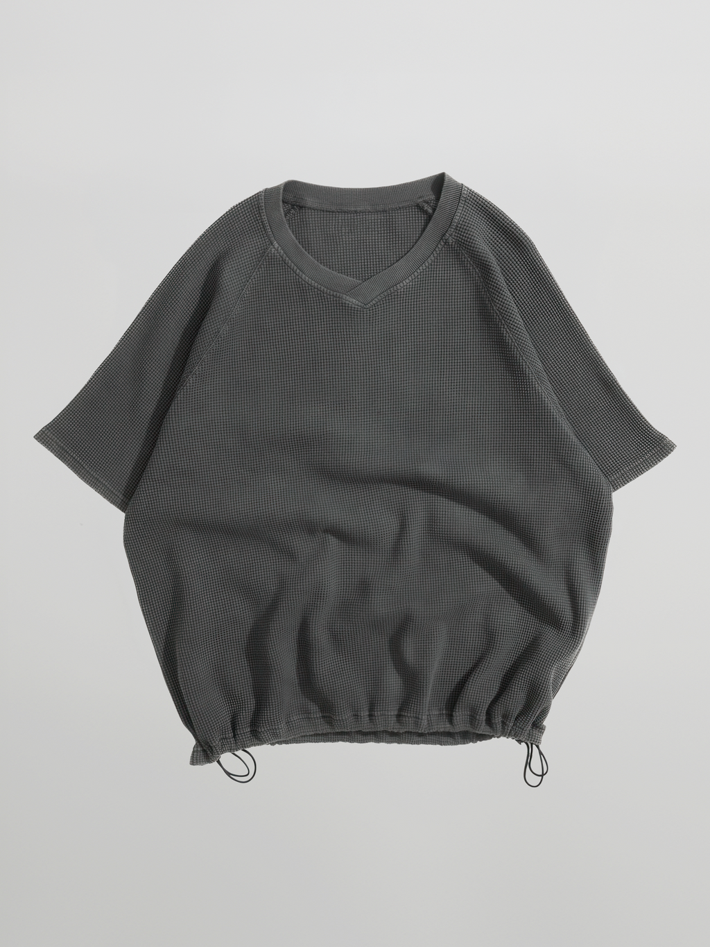 Waffle V-Neck T-Shirt
