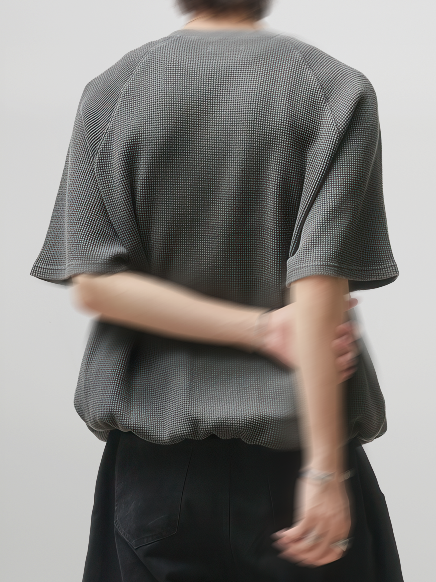 Waffle V-Neck T-Shirt
