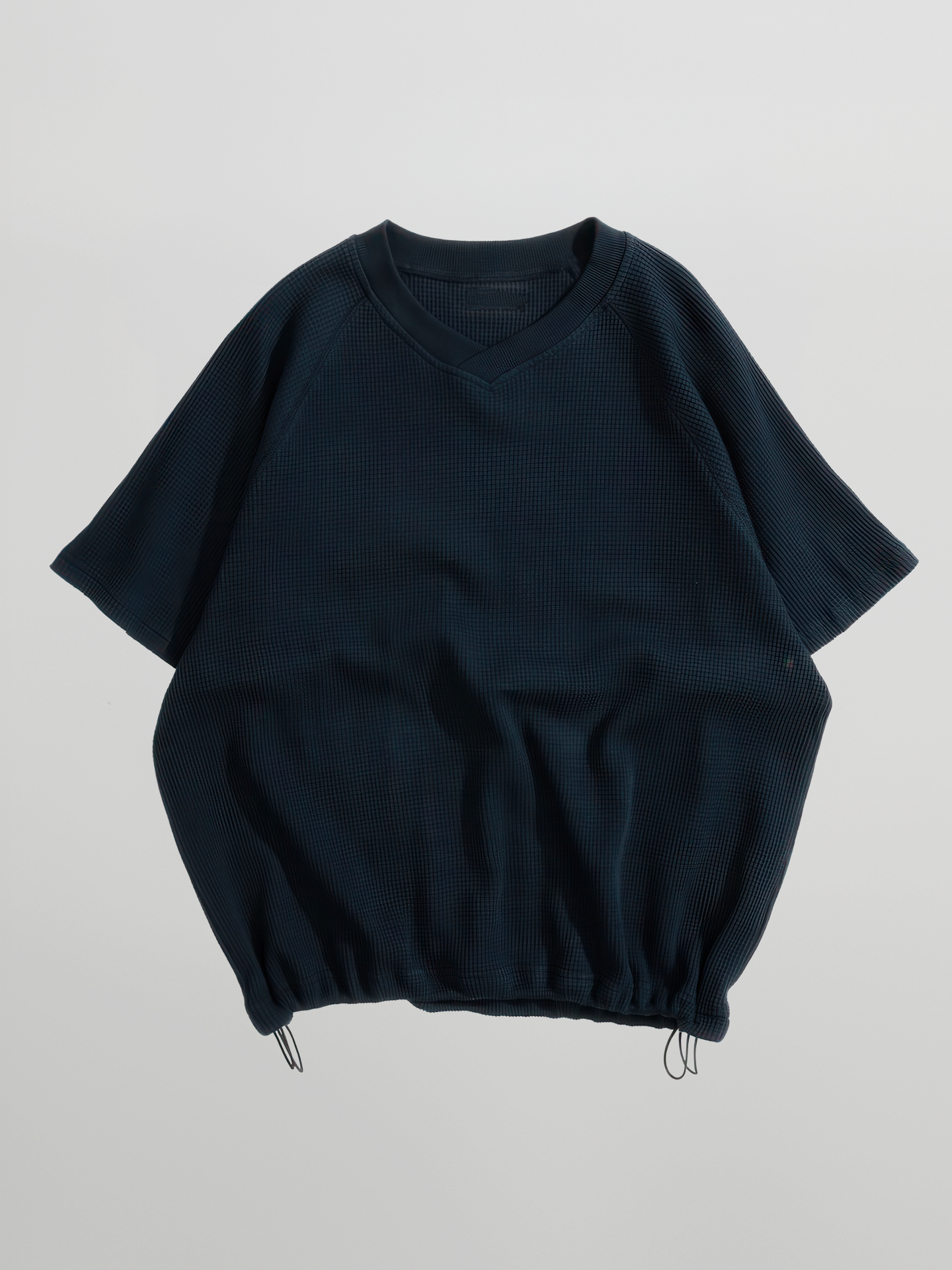 Waffle V-Neck T-Shirt