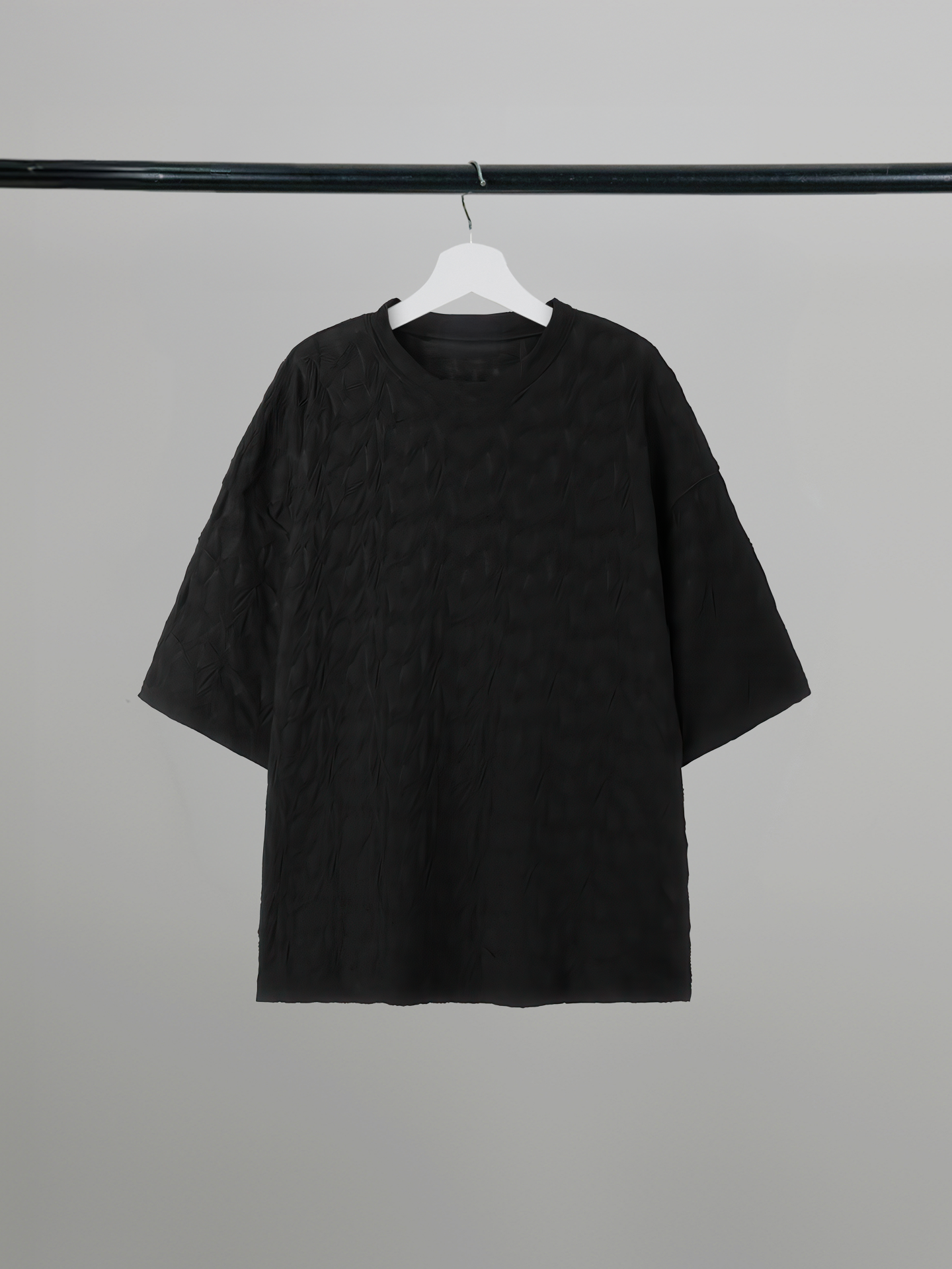 Wave Shirring T-Shirt