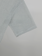 Knit T-Shirt White – Front view | clean essentials / minimalist | UNPROVEN