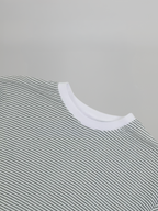Knit T-Shirt White – Front view | clean essentials / minimalist | UNPROVEN