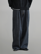 Wide Balloon Jeans black – Detail | wide-leg denim / relaxed denim | UNPROVEN