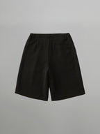Leg Bermuda Shorts Black – Front view | clean essentials / minimalist | UNPROVEN