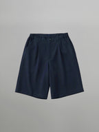 Leg Bermuda Shorts Black – Front view | clean essentials / minimalist | UNPROVEN
