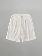 Leg Bermuda Shorts Black – Front view | clean essentials / minimalist | UNPROVEN