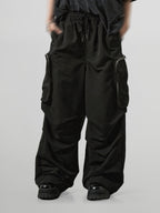 Zip Pocket Wide Cargo Pants