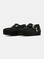 Converse All Star Lifted Ribtape T-Strap WT OX black – Front view | classic sneakers / clean essentials | UNPROVEN