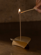 Brass Incense Holder front - cleanfit minimal - UNPROVEN