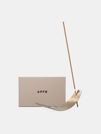 Brass Incense Stand front - cleanfit minimal - UNPROVEN