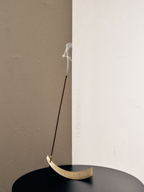 Brass Incense Stand front - cleanfit minimal - UNPROVEN