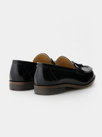 HARUTA Tassel Loafer 921 Black front - cleanfit minimal - UNPROVEN