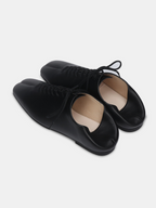 INHALF RONIN Lace-up Tabi Shoes black – Back view | japanese craftsmanship / tabi | UNPROVEN