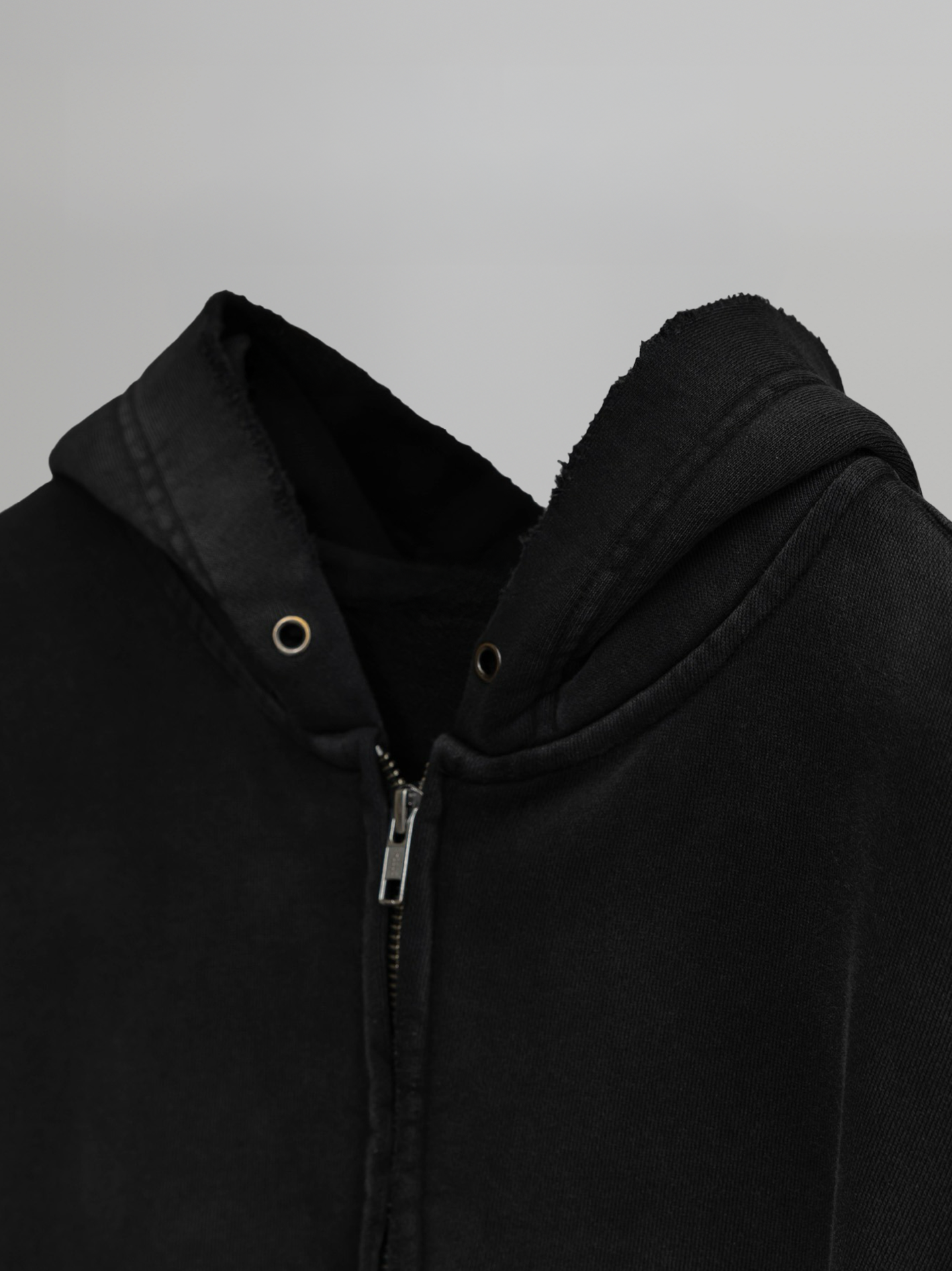 Washed Zip-Up Hoodie