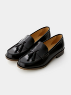 HARUTA Tassel Loafer 921 Black front - cleanfit minimal - UNPROVEN
