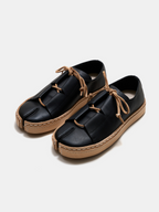 INHALF RYOMA Tabi Shoes black – Front view | japanese craftsmanship / tabi | UNPROVEN