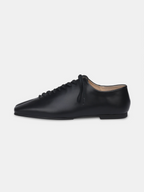 INHALF RONIN Lace-up Tabi Shoes black – Side view | japanese craftsmanship / tabi | UNPROVEN