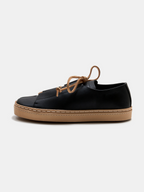 INHALF RYOMA Tabi Shoes black – Side view | japanese craftsmanship / tabi | UNPROVEN