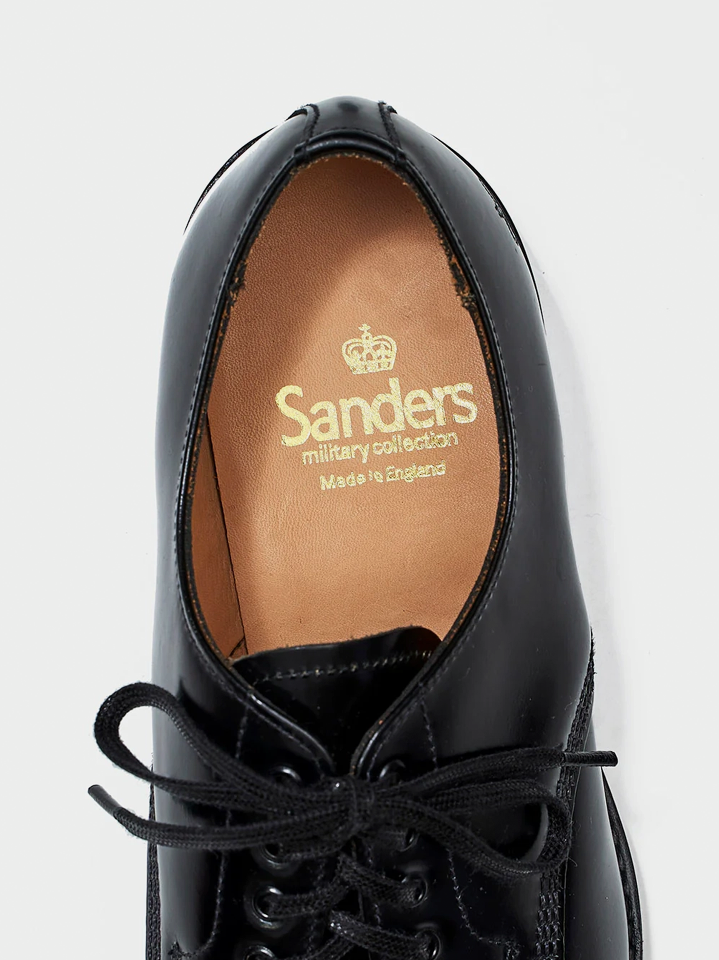 Sanders Military Broad Arrow Apron Derby Shoes 1137B