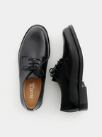 HARUTA Derby Shoes 9134 black – Top view | japanese craftsmanship / quiet luxury | UNPROVEN