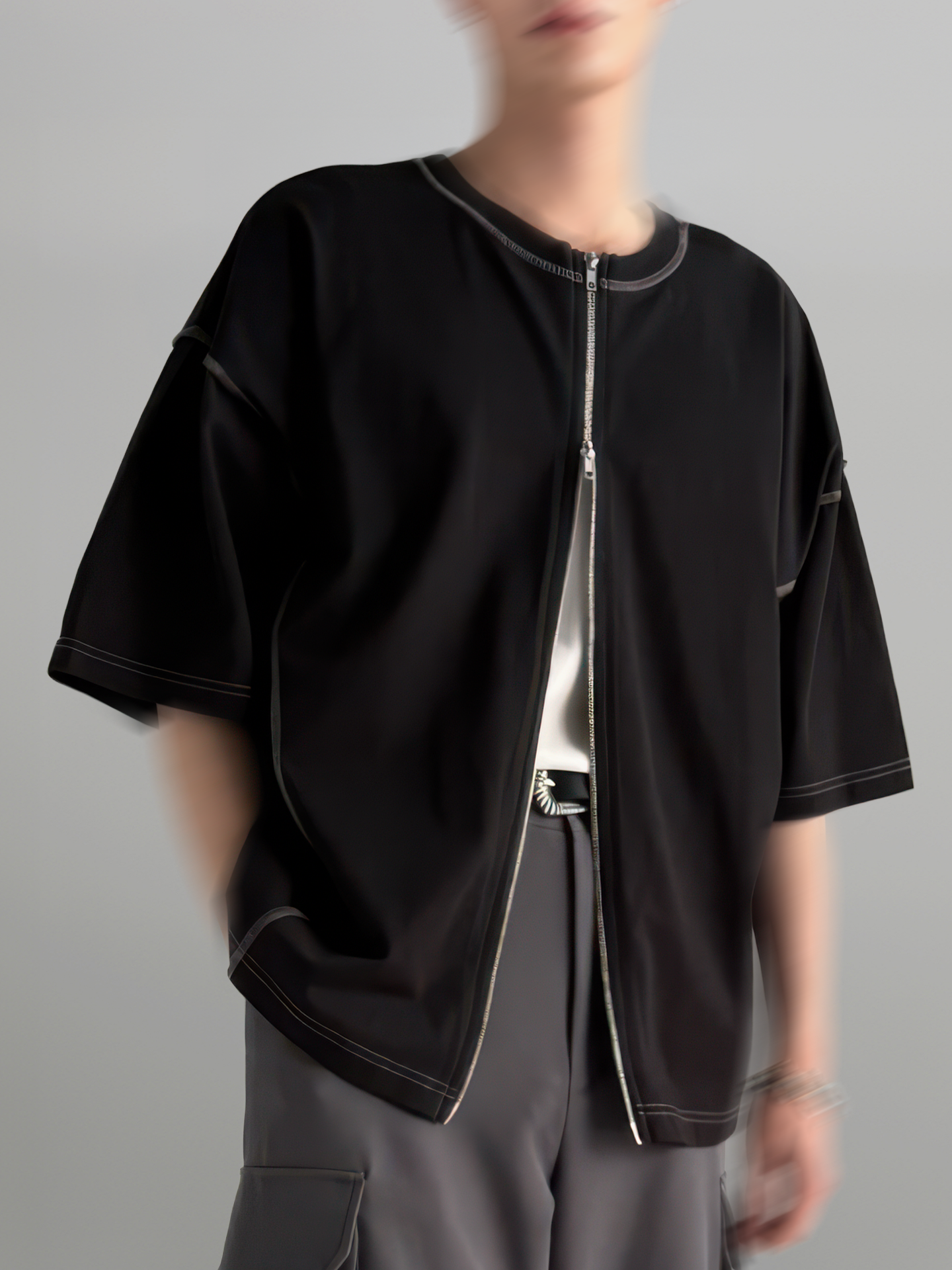 Double-Zip 2-Way T-Shirt