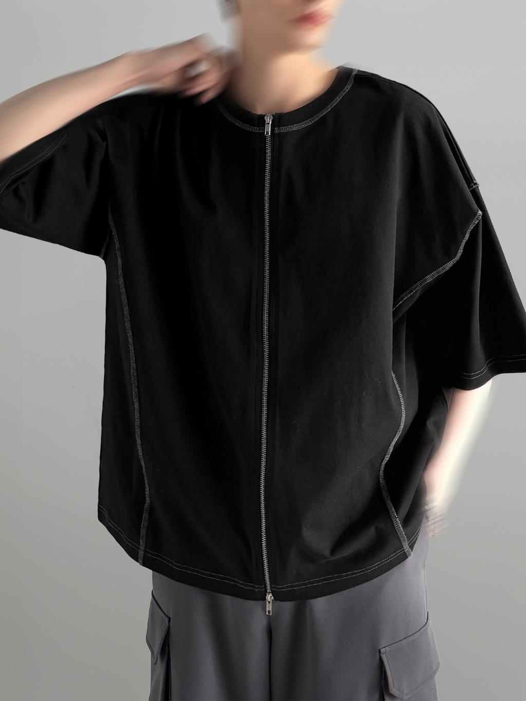Double-Zip 2-Way T-Shirt
