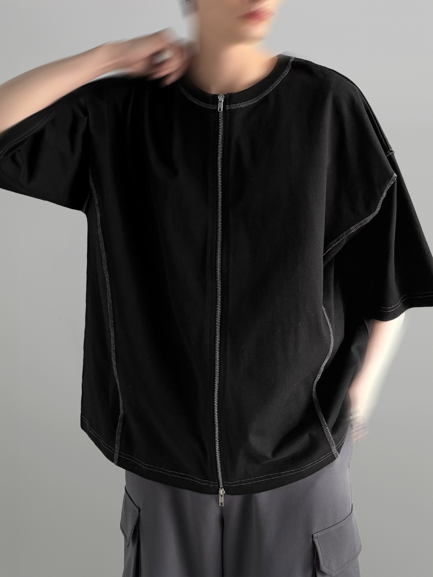 Double-Zip 2-Way T-Shirt