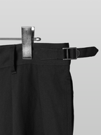 Semi-Wide Straight Gurkha Pants Gray-1 front - cleanfit minimal - UNPROVEN