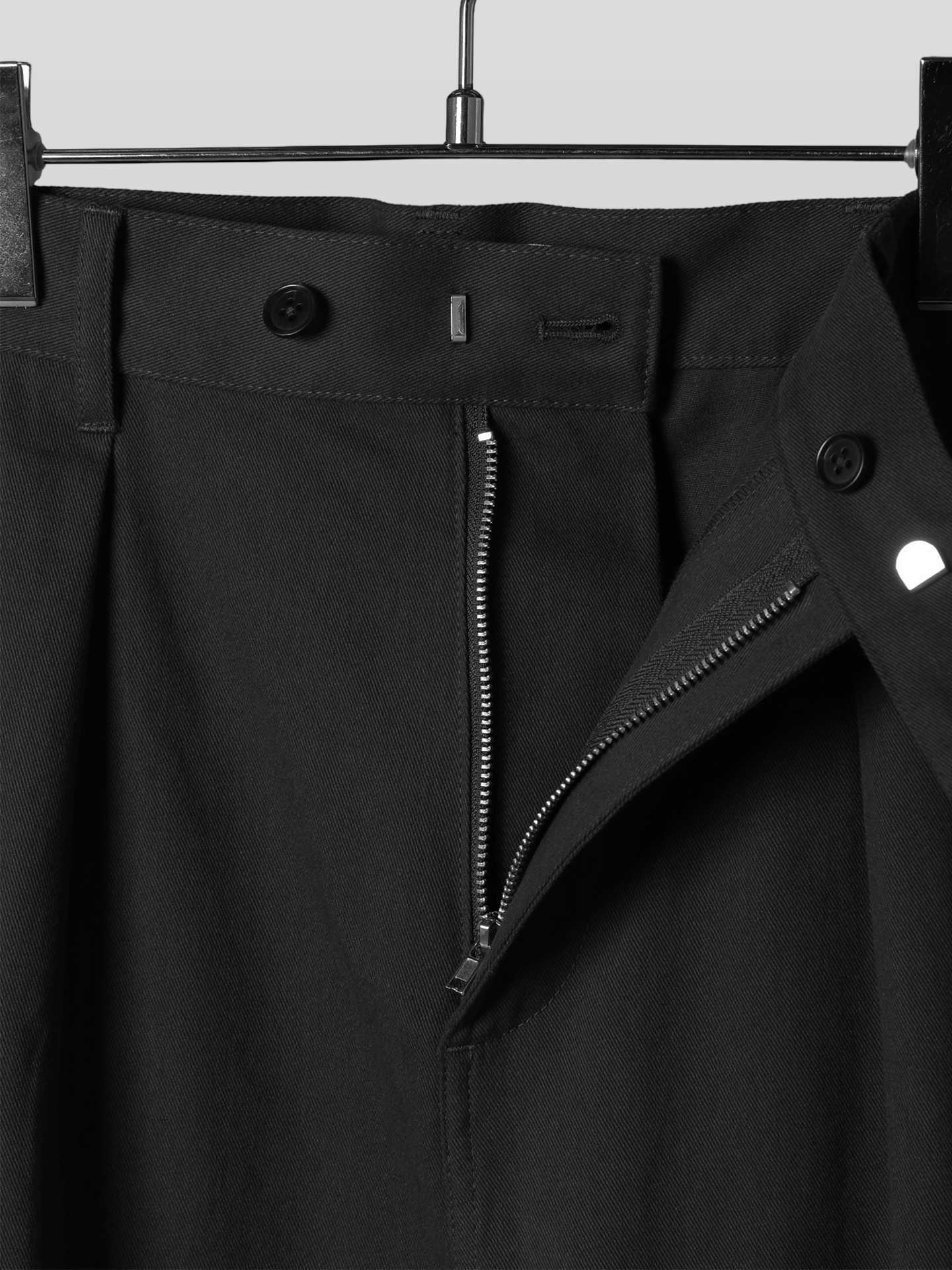 Twill Semi-Wide Straight Gurkha Pants