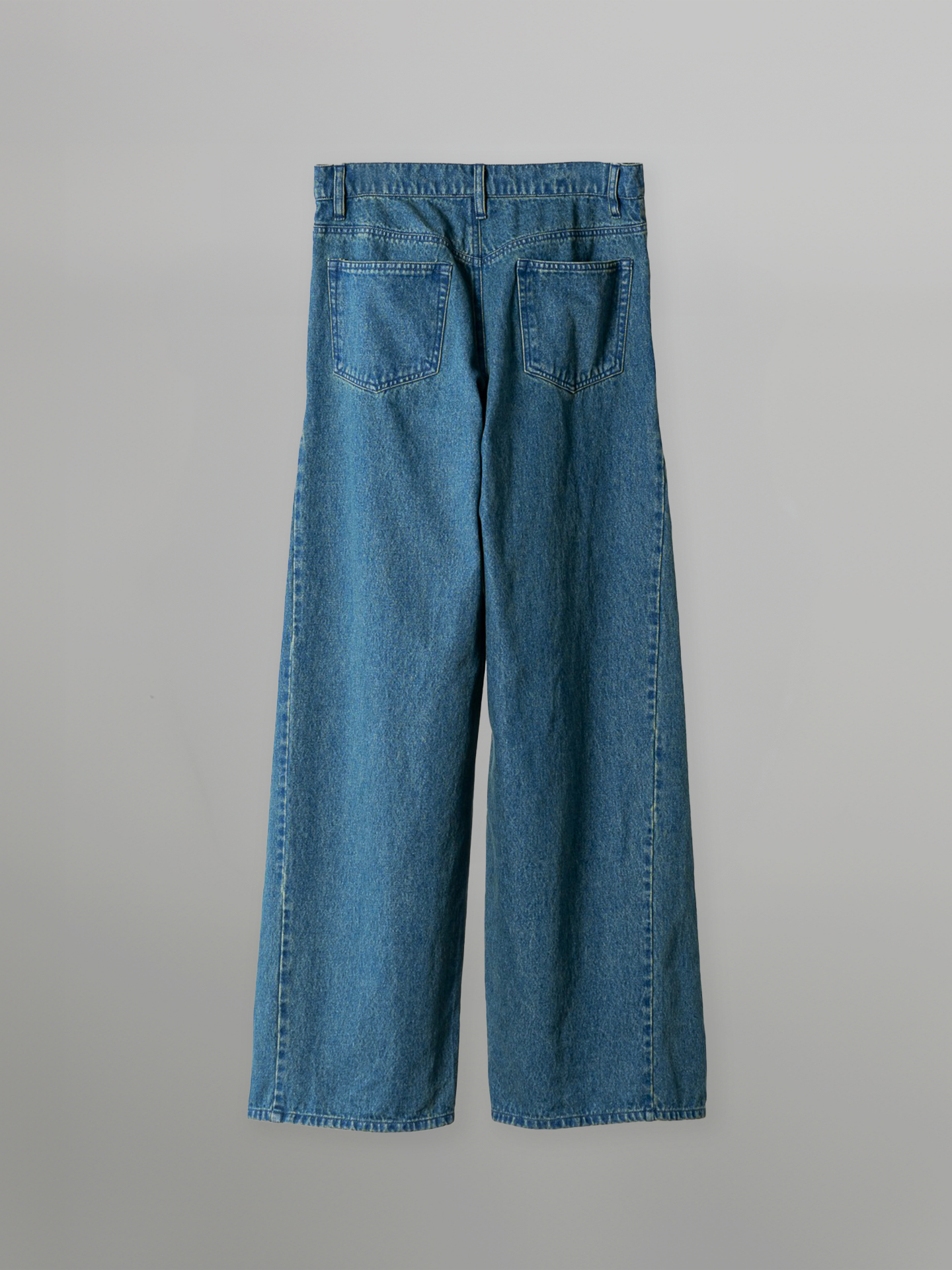 Side Zip Baggy Jeans