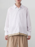 Double-Layer Striped Shirt