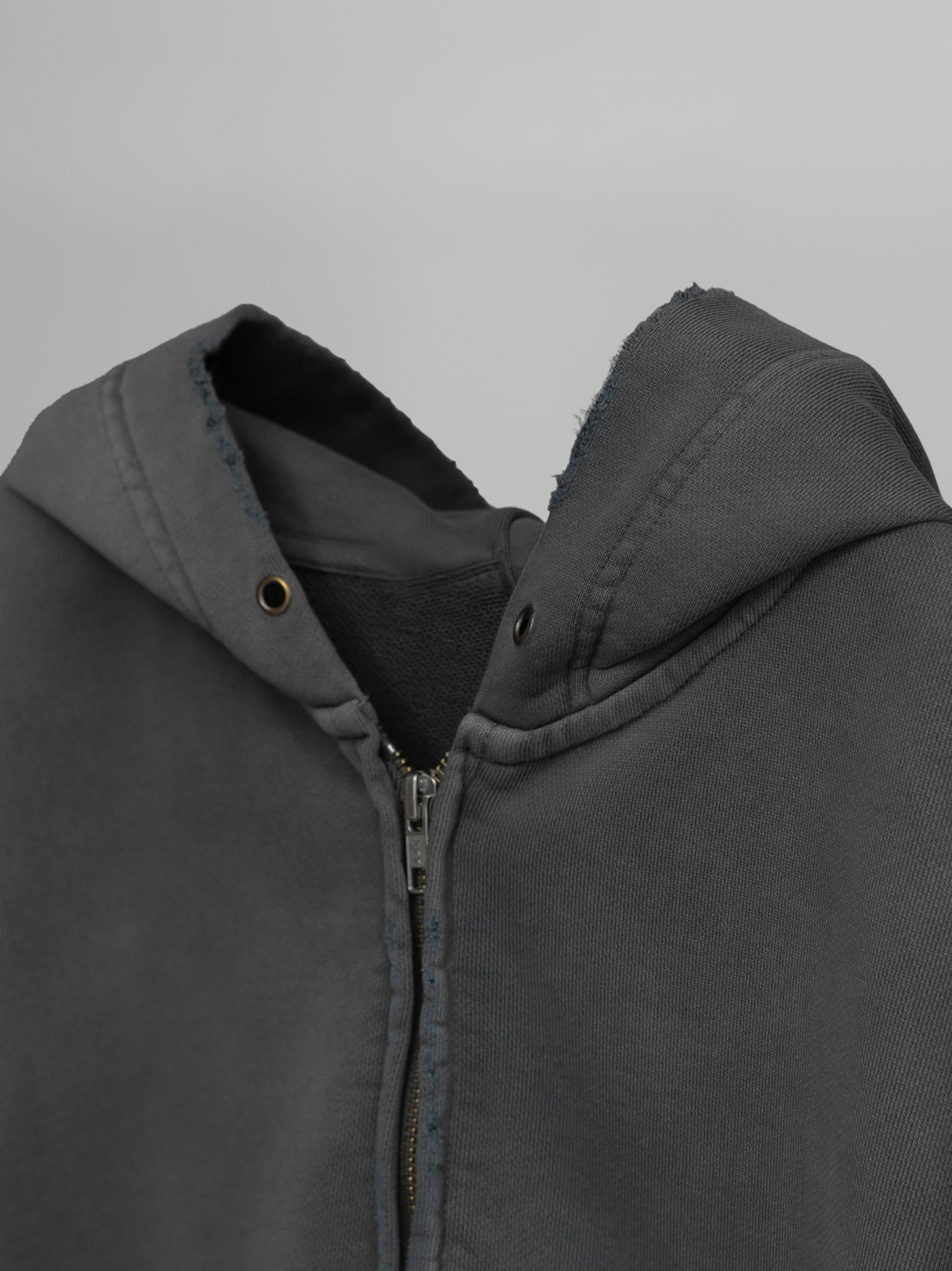 Washed Zip-Up Hoodie