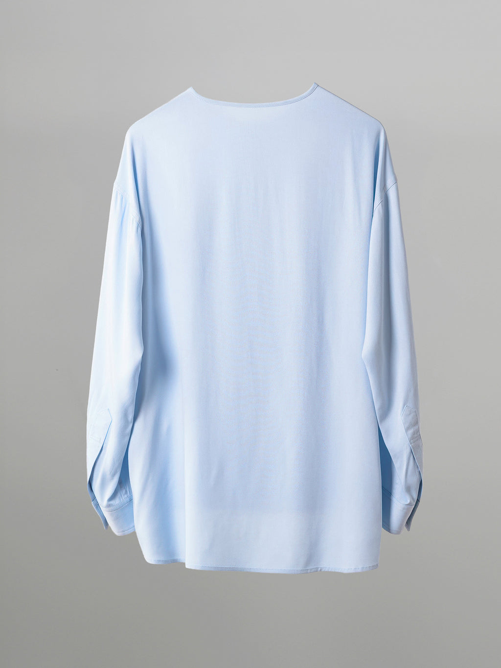 Loose-Fit Collarless Shirt