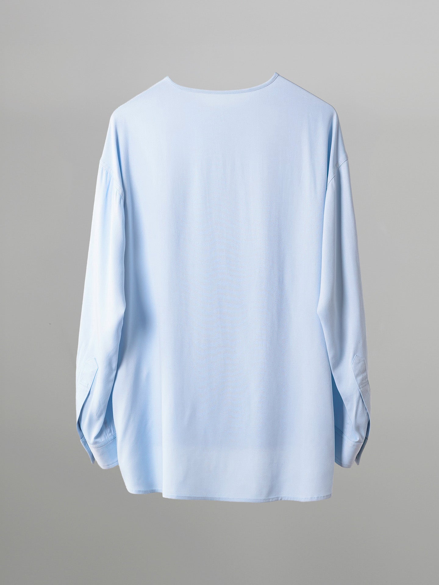 Loose-Fit Collarless Shirt