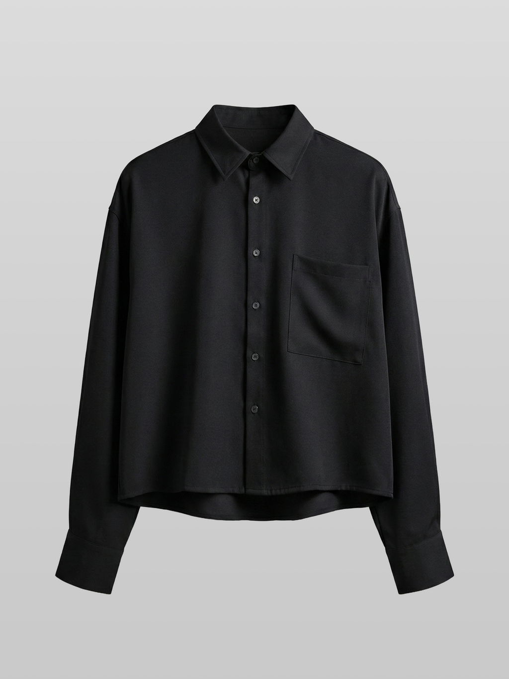 Loose-Fit Cropped Shirt