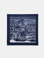 Printed Image Bandana Navy front - cleanfit minimal - UNPROVEN
