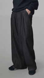 Striped Wide Pants