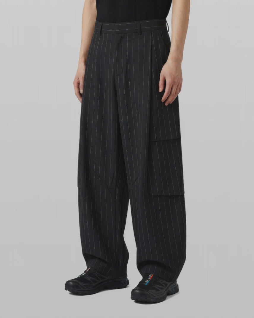 3D Striped Pants