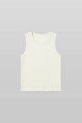 Ribbed Tank Top White