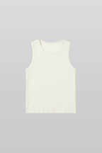 Ribbed Tank Top Black