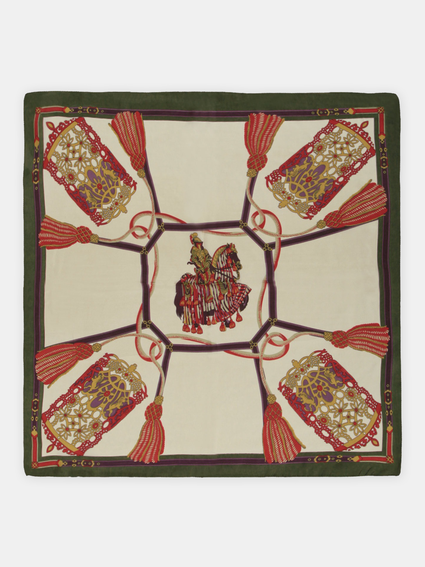 Vintage Style Satin Scarf