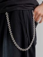 Wallet Chain Silver front - cleanfit minimal - UNPROVEN