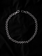 Wallet Chain Silver front - cleanfit minimal - UNPROVEN